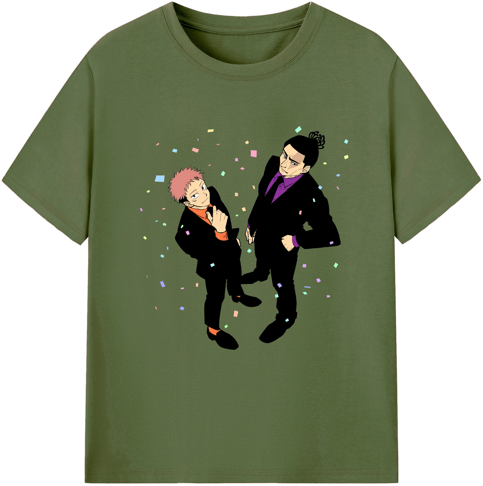 （画像用） 呪術廻戦 Jujutsu Kaisen 綿100％半袖Tシャツ（フロントプリント）